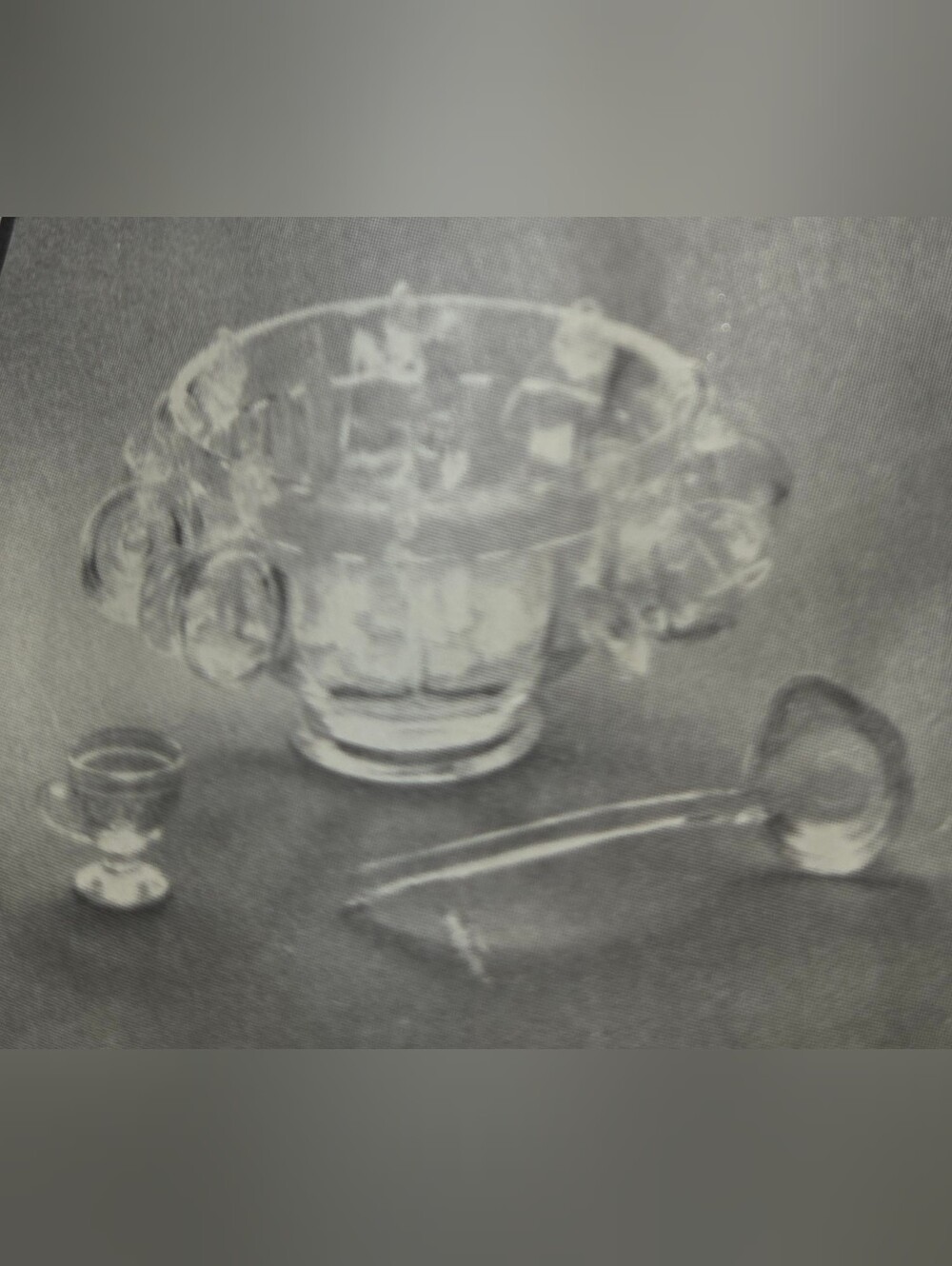 Vintage/antique Chrysnbon punch bowl kit new old stock